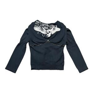 Vintage Juicy Couture Flying Skull Zip Hoodie